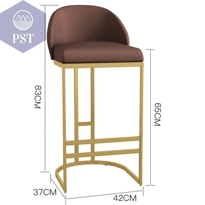 High Pink Akzent Barhocker Empfang minimalist ische Luxus Küche Theken hocker nordische ergonomische Cadeiras Bar Möbel       PST PS Tradings