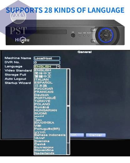 Hiseeu H.265+ 4CH 10CH 16CH POE NVR For IP Security Surveillance Camera CCTV System 5MP 8MP 4K Audio Video Recorder Face Detect - Property & Safety Tradings