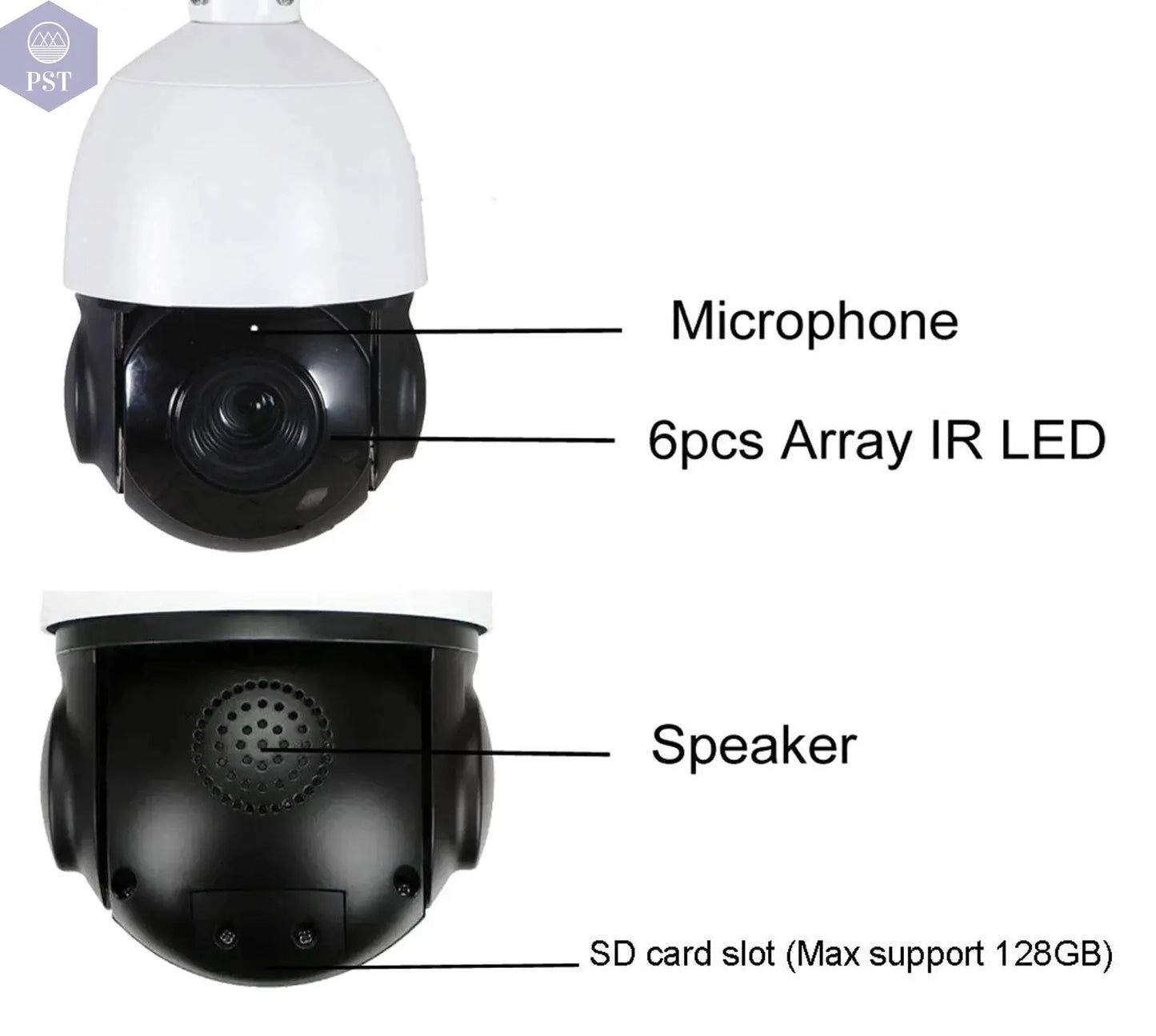 IMX415 4K 8MP 6MP 5MP 4MP 3MP 2MP outdoor Onvif-compatible H265 POE IP PTZ camera speed dome 30x zoom ptz ip camera - Property & Safety Tradings