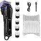 Kemei Professional hair clipper cordless hair trimmer beard for men electric hair cutting kit rechargeable haircut machine - PST PS Tradings