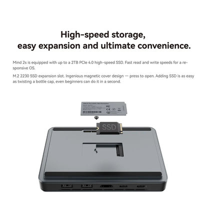 Khadas Mind 2s Mini PC Intel Core Ultra 7 255H 64GB 2TB Thunderbolt 4 PST PS Tradings Computer PST PS Tradings  PST PS Tradings