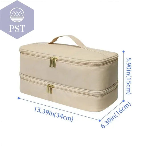 Large Capacity Hair Dryer Storage Case Double-LayerWaterproof Make-up Brush Storage Bag Hair Curler Bagfor Shark Flexstyle - PST PS Tradings