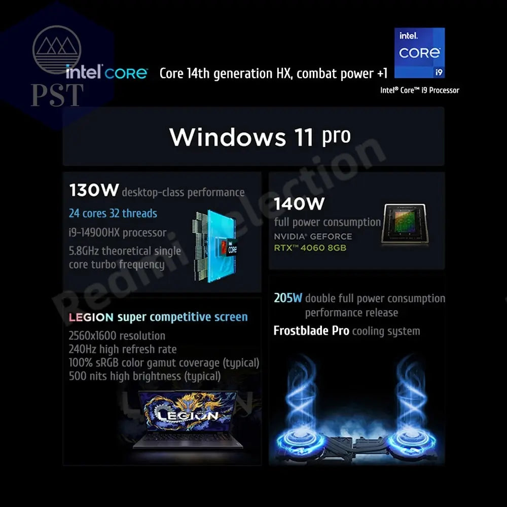 Lenovo Legion Y9000P Gaming Laptop i9 RTX4090 PST PS Tradings Laptop PST PS Tradings  PST PS Tradings