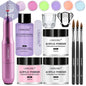 Limegirl Acrylic Powder Set Pink White Clear Acrylic Nail Kit for Nails Extension Professional Nail Art Acrylic Liquid Set  nail extension set     PST PS Tradings