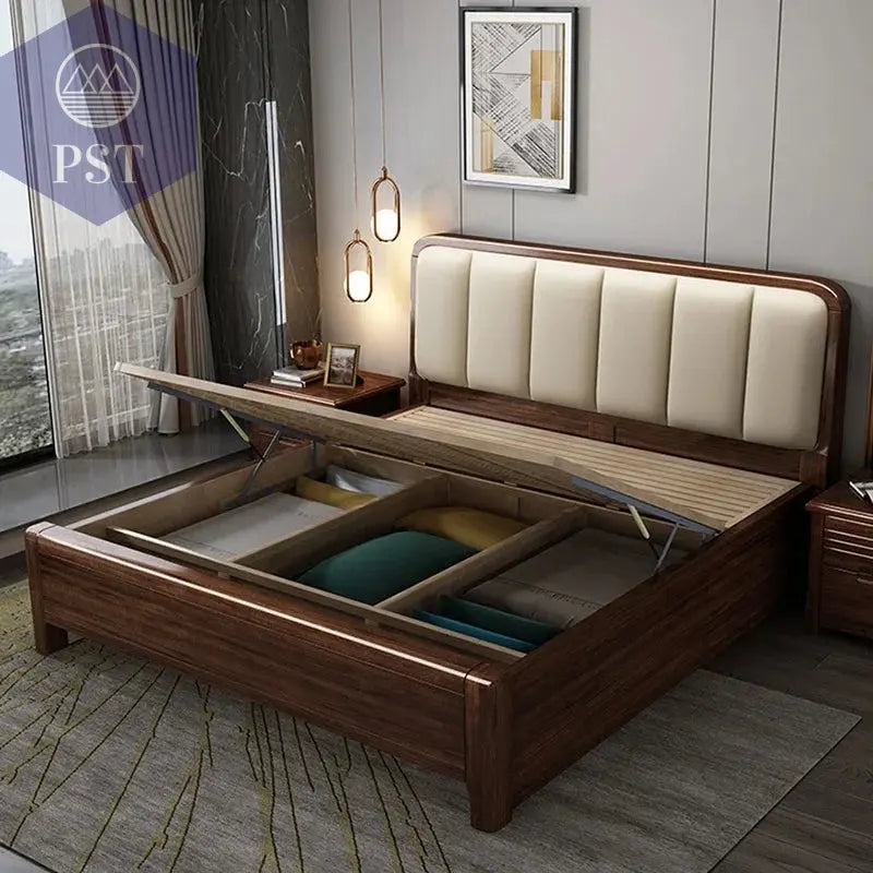 Luxuriöses Doppelbett mit HolzkopfteilMöbel PST PS Tradings  PST PS Tradings