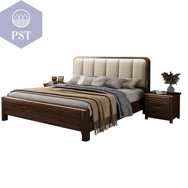 Luxuriöses Doppelbett mit HolzkopfteilMöbel PST PS Tradings  PST PS Tradings