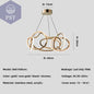 Luxuriöse Dimmbare Pendelleuchte Esstisch Leuchter Wohnzimmer Beleuchtung PST PS Tradings Pendelleuchte PST PS Tradings gold-in-stock-D60cm-70W-warm-light-3000K PST PS Tradings