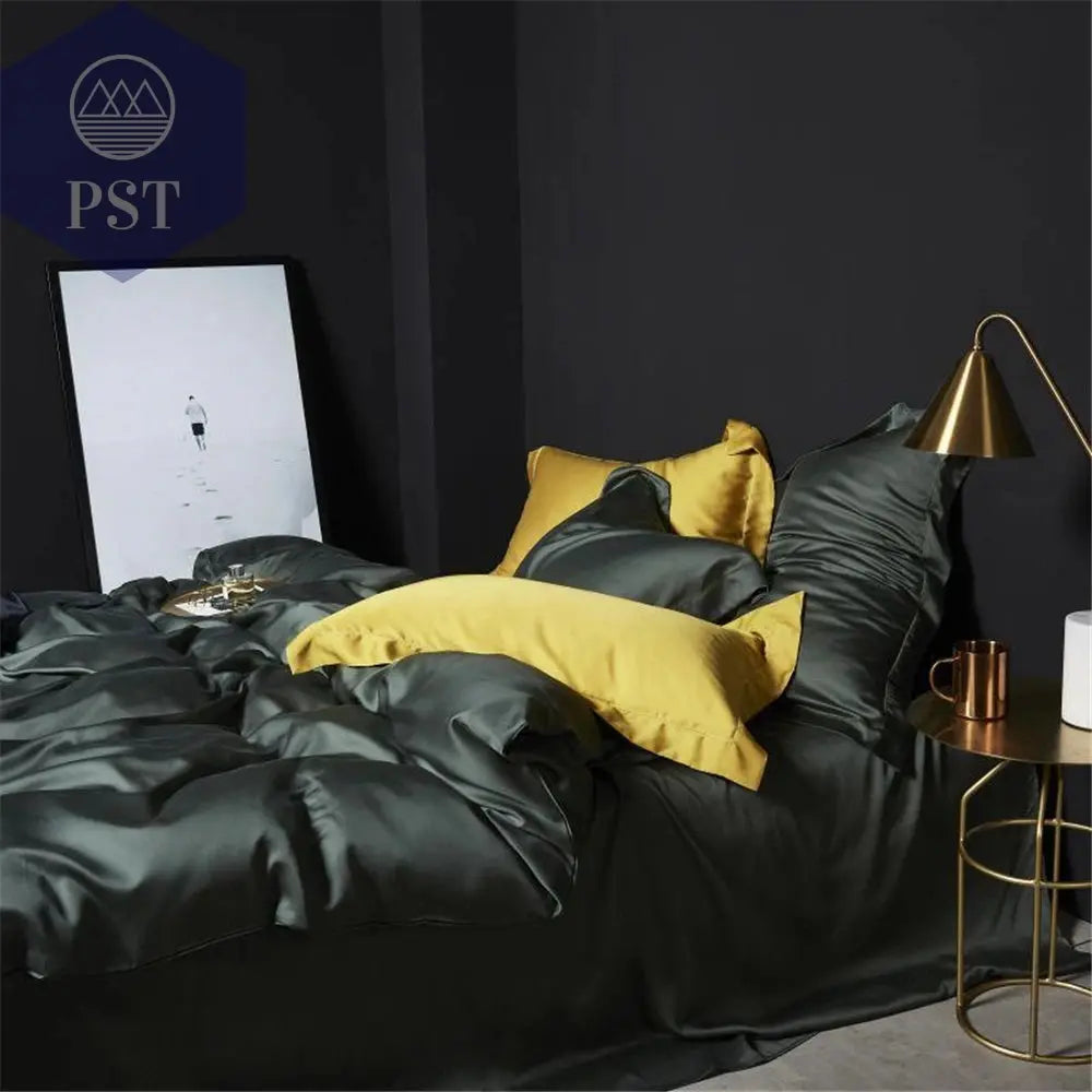 Luxuriöses Seiden Bettwäsche Set Bettbezug Bettzeug PST PS Tradings  PST PS Tradings  PST PS Tradings Luxuriöses Seiden Bettwäsche Set Bettbezug Bettzeug