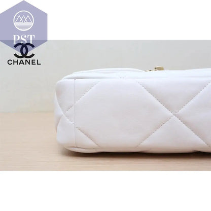 Luxus Designer Handtasche CC OVP Chanel 19 weiß PST PS Tradings Handtasche PST PS Tradings  PST PS Tradings Luxus Designer Handtasche CC OVP Chanel 19 weiß Handtasche