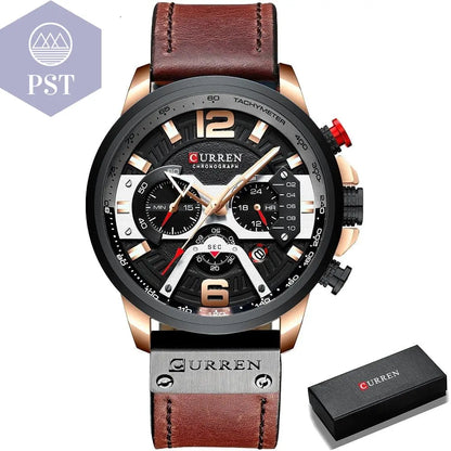 Männer Armbanduhr Men's Casual Watches      rose-black-box-China PST PS Tradings