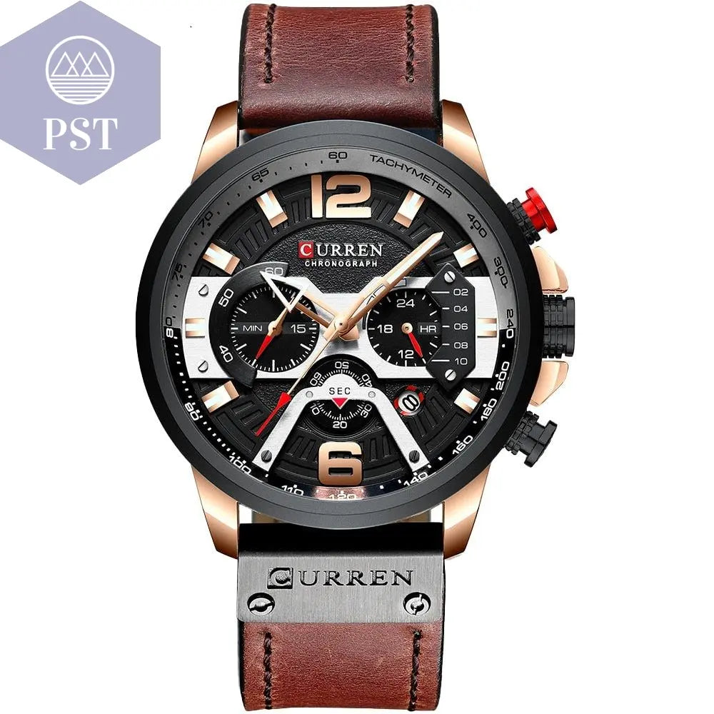 Männer Armbanduhr Men's Casual Watches      rose-black-watch-China PST PS Tradings