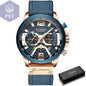 Männer Armbanduhr Men's Casual Watches      rose-blue-box-China PST PS Tradings