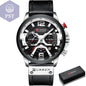Männer Armbanduhr Men's Casual Watches      silver-black-box-China PST PS Tradings