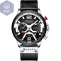 Männer Armbanduhr Men's Casual Watches      silver-black-watch-China PST PS Tradings