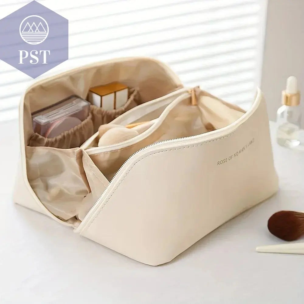 Makeup Organizer Female Toiletry Kit Bag Make Up Case Storage Pouch Luxury Lady Box, Cosmetic Bag, Organizer Bag For Travel Zip - PST PS Tradings