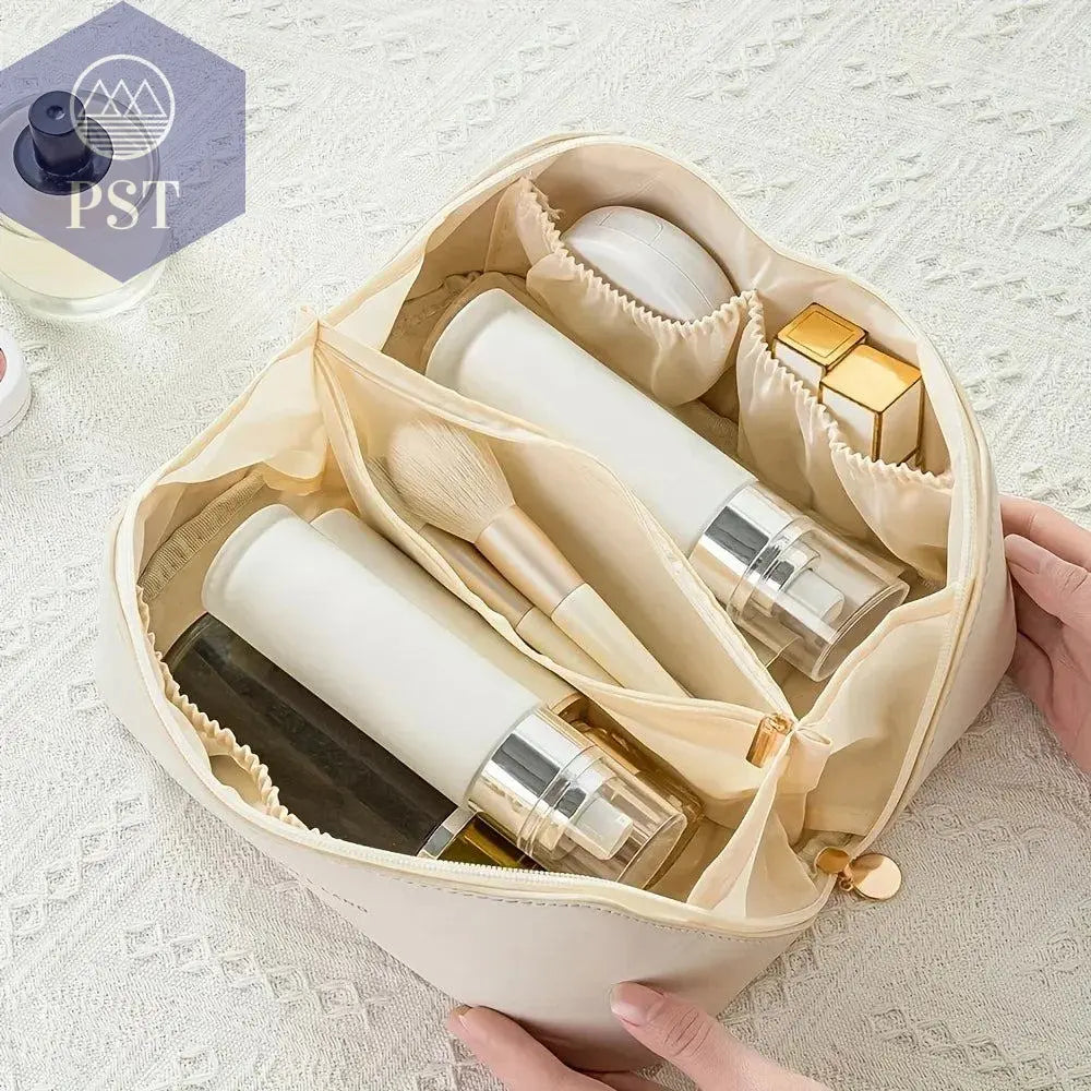 Makeup Organizer Female Toiletry Kit Bag Make Up Case Storage Pouch Luxury Lady Box, Cosmetic Bag, Organizer Bag For Travel Zip - PST PS Tradings