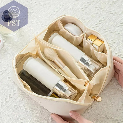 Makeup Organizer Female Toiletry Kit Bag Make Up Case Storage Pouch Luxury Lady Box, Cosmetic Bag, Organizer Bag For Travel Zip - PST PS Tradings