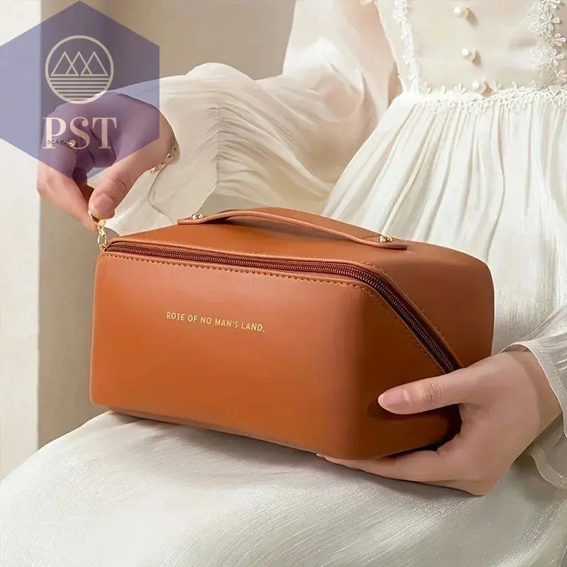 Makeup Organizer Female Toiletry Kit Bag Make Up Case Storage Pouch Luxury Lady Box, Cosmetic Bag, Organizer Bag For Travel Zip - PST PS Tradings