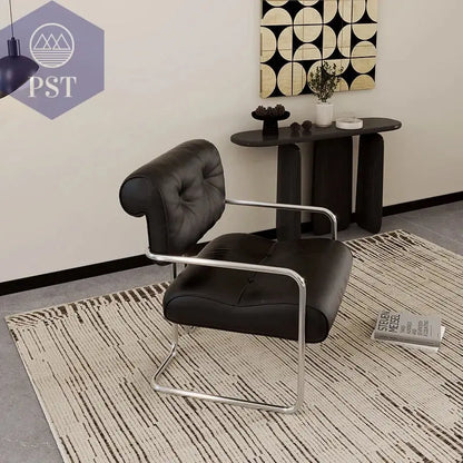 Minimalistischer moderner Wohnzimmer Stuhl aus Edelstahl PST PS Tradings Stuhl PST PS Tradings Black PST PS Tradings