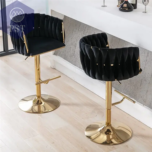 Moderner Luxus höhenverstellbar drehend Hotel Cafe Barhocker Hochstuhl personalisierbar SAMT Metall       PST PS Tradings