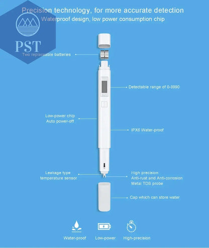Original Xiaomi MiJia Mi TDS Meter Tester Tragbare Erkennung Wasser Reinheit Qualität Test TDS-3 Tester Home 1pcs 2pcs option       PST PS Tradings
