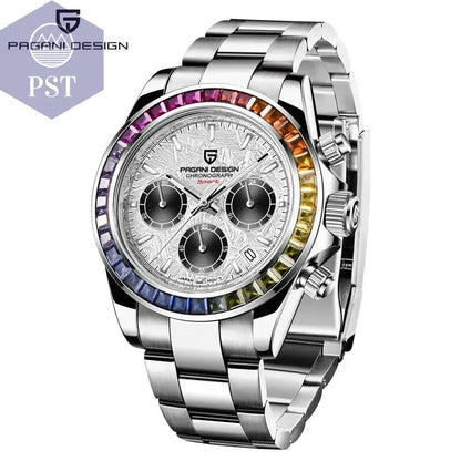 PAGANI DESIGN Luxuriöse Herrenuhr Armbanduhr PST PS Tradings  PST PS Tradings White-1 PST PS Tradings PAGANI DESIGN Luxuriöse Herrenuhr Armbanduhr