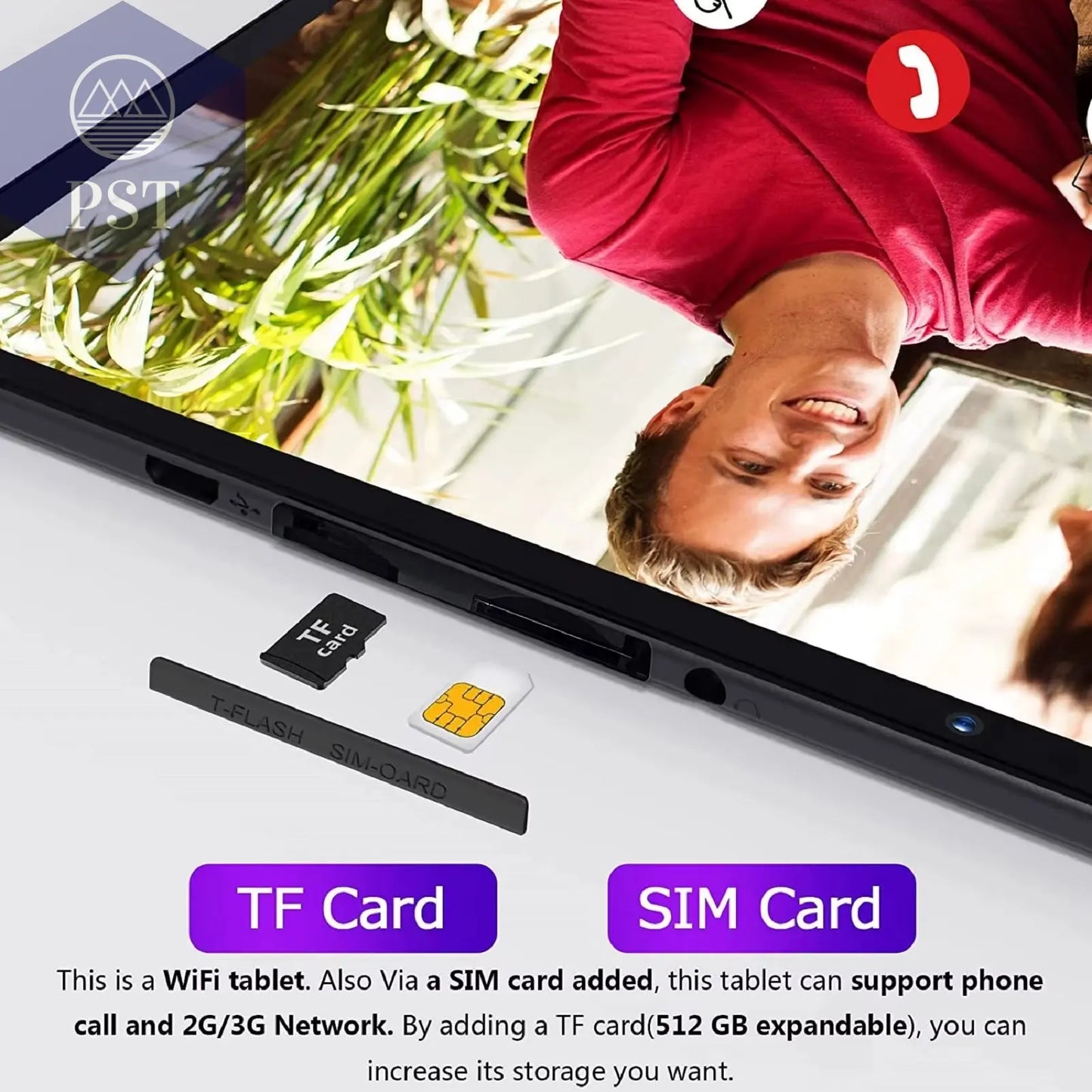 PRITOM 10 Inch Tablet PC with SIM Slot Android 13 64 GB Quad Core Touch Screen Wifi GPS Support 3G Phone Call PST PS Tradings tablet PST PS Tradings  PST PS Tradings PRITOM 10 Inch Tablet PC with SIM Slot Android 13 64 GB Quad Core Touch Screen Wifi GPS Support 3G Phone Call tablet