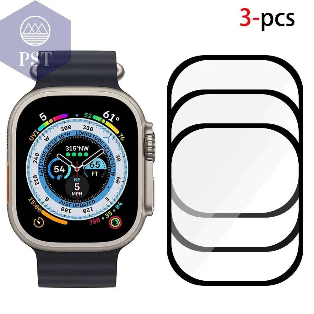 Premium HD Schutzfolie Apple Watch Displayschutz PST PS Tradings Zubehör PST PS Tradings Complex-film-3PCS-Series-6-5-4-SE-40mm PST PS Tradings