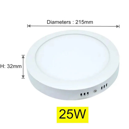 Oberfläche LED Quadratische Decken Licht 9W 15W 25W LED-Panel Licht Unten Licht mit fahrer AC85-265V AC110V/220V LED Innen Licht       PST PS Tradings