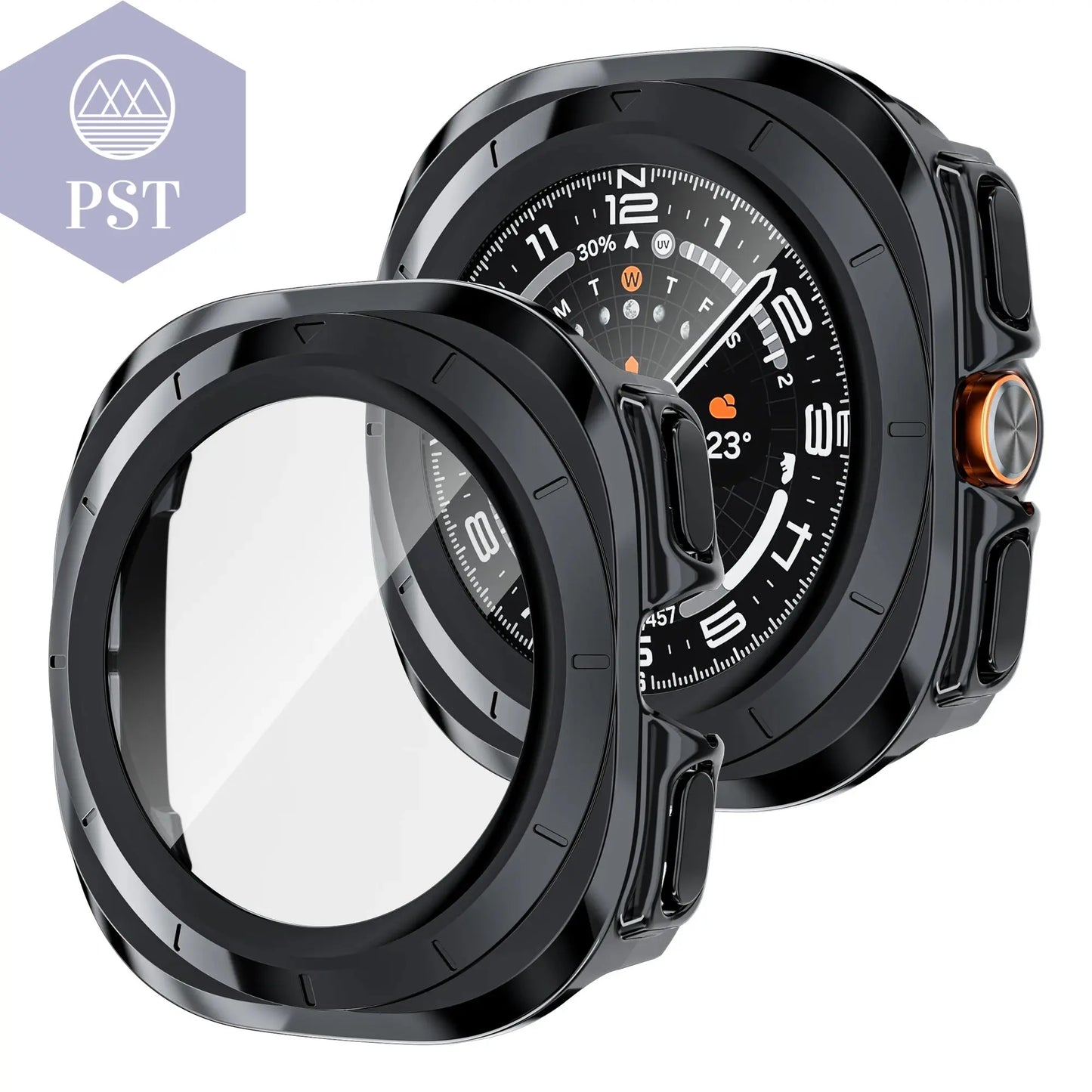 Schutzrahmen Samsung Galaxy Watch Ultra 47mm Schutzhülle PST PS Tradings Zubehör PST PS Tradings black-CHINA-Galaxy-Ultra-47mm PST PS Tradings