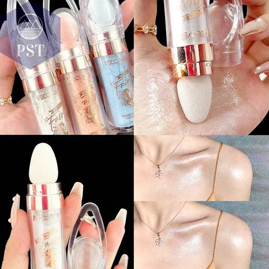 Shimmer Fairy Powder White Loose Highlighter Face Body Glitter Wand Makeup Bronzer Illuminator Cosmetic - Property & Safety Tradings