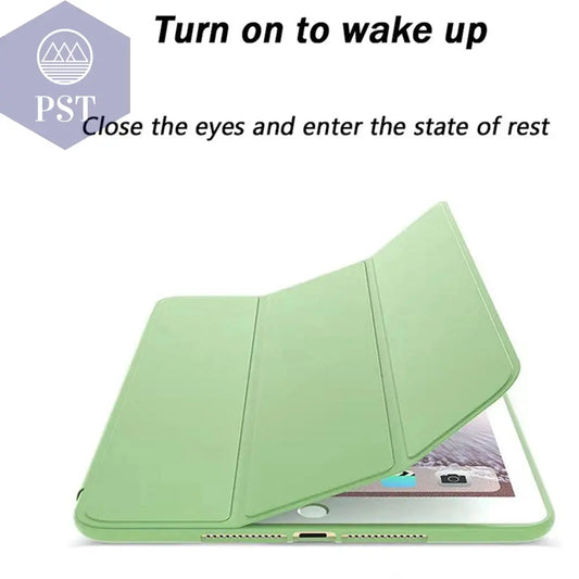 Slim Case for Apple iPad 10 10th generation 10.9 ich 2022 A2757 A2777 A2696 Silicon Leather Smart Cover with Auto Sleep Wake - PST PS Tradings