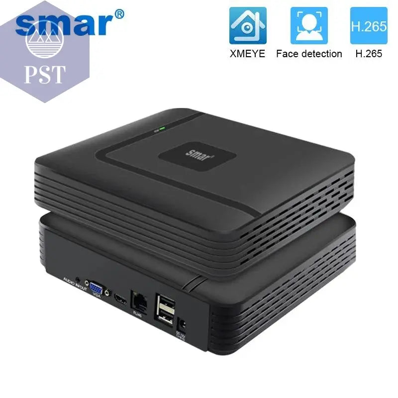 Smar H.265 CCTV NVR 8CH 9CH 16CH 32CH For 5MP 4K IP Camera Support Face Detection Email Alart Video DVR Recorder XMEYE APP Onvif - Property & Safety Tradings