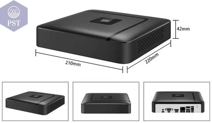 Smar H.265 CCTV NVR 8CH 9CH 16CH 32CH For 5MP 4K IP Camera Support Face Detection Email Alart Video DVR Recorder XMEYE APP Onvif - Property & Safety Tradings