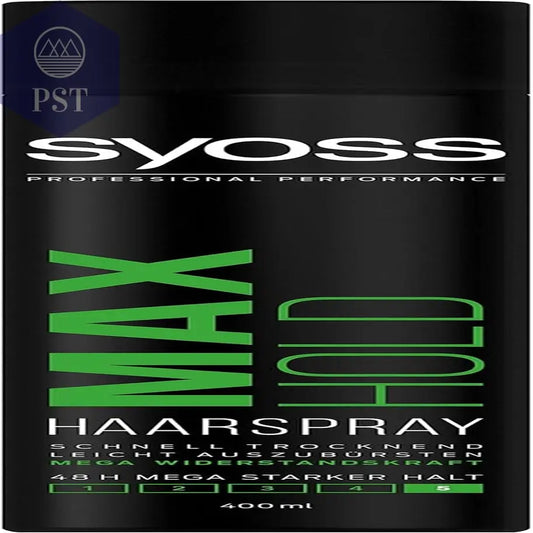 Syoss Haarspray Max Hold 6Er Pack (6X 400Ml) starkes Styling Spray Haarpflege Kosmetik PST PS Tradings  PST PS Tradings  PST PS Tradings Syoss Haarspray Max Hold 6Er Pack (6X 400Ml) starkes Styling Spray Haarpflege Kosmetik