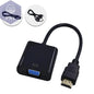 TISHRIC HDMI-compatible TO VGA Adapter 1080P Digital TO Analog Audio Converter Male To Famale For PC Laptop TV Box Projector - Property & Safety Tradings