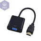 TISHRIC HDMI-compatible TO VGA Adapter 1080P Digital TO Analog Audio Converter Male To Famale For PC Laptop TV Box Projector - Property & Safety Tradings