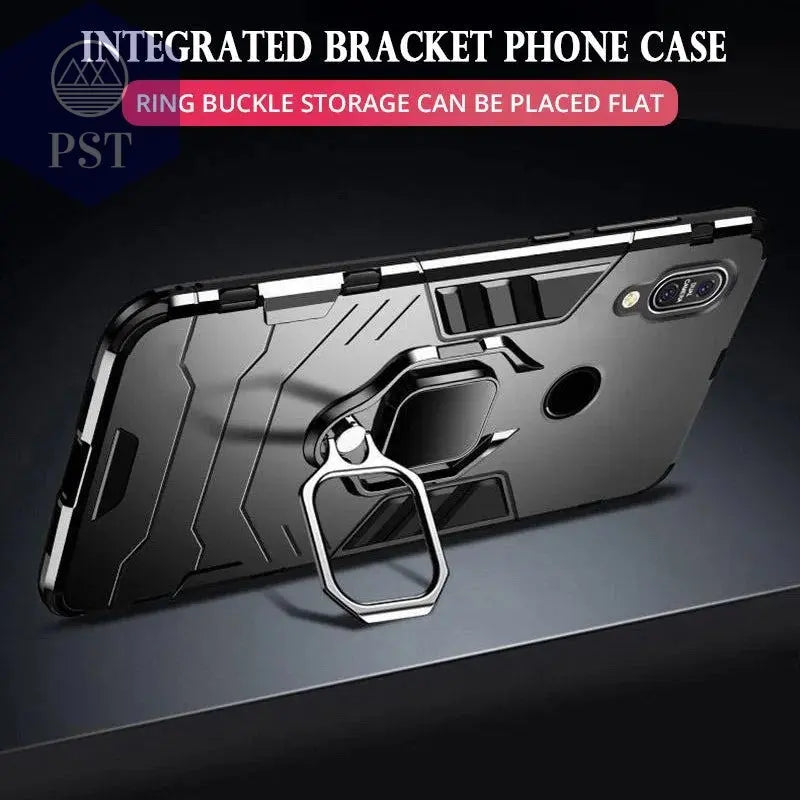 Tsimak Shockproof Armor Case For ASUS Zenfone Max Pro M1 ZB601KL ZB602KL Case Finger Ring Magnetism Holder Max Pro M1 Cover - PST PS Tradings  PST PS Tradings