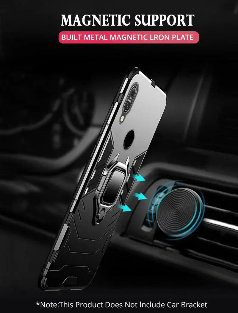 Tsimak Shockproof Armor Case For ASUS Zenfone Max Pro M1 ZB601KL ZB602KL Case Finger Ring Magnetism Holder Max Pro M1 Cover - PST PS Tradings  PST PS Tradings