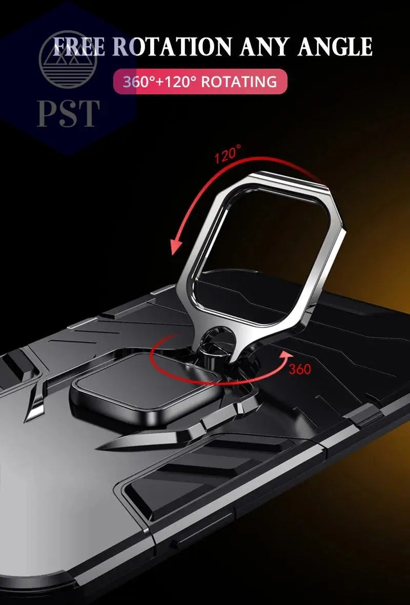 Tsimak Shockproof Armor Case For ASUS Zenfone Max Pro M1 ZB601KL ZB602KL Case Finger Ring Magnetism Holder Max Pro M1 Cover - PST PS Tradings  PST PS Tradings