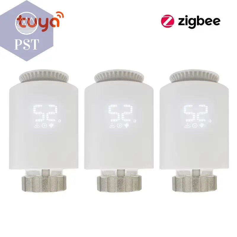 Tuya Smart Zigbee 3,0 TRV Heizkörper Stellventil Thermostatventil Temperatur Controller Unterstützung Alexa Google Hause PST PS Tradings  Me167 3PcsTuya Smart Zigbee 3,0 TRV Heizkörper Stellventil Thermostatventil Temperatur Controller Unterstützung Alexa Google Hause