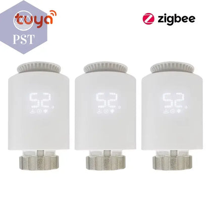 Tuya Smart Zigbee 3,0 TRV Heizkörper Stellventil Thermostatventil Temperatur Controller Unterstützung Alexa Google Hause PST PS Tradings  Me167 3PcsTuya Smart Zigbee 3,0 TRV Heizkörper Stellventil Thermostatventil Temperatur Controller Unterstützung Alexa Google Hause