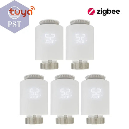 Tuya Smart Zigbee 3,0 TRV Heizkörper Stellventil Thermostatventil Temperatur Controller Unterstützung Alexa Google Hause PST PS Tradings  Me167 5PcsTuya Smart Zigbee 3,0 TRV Heizkörper Stellventil Thermostatventil Temperatur Controller Unterstützung Alexa Google Hause