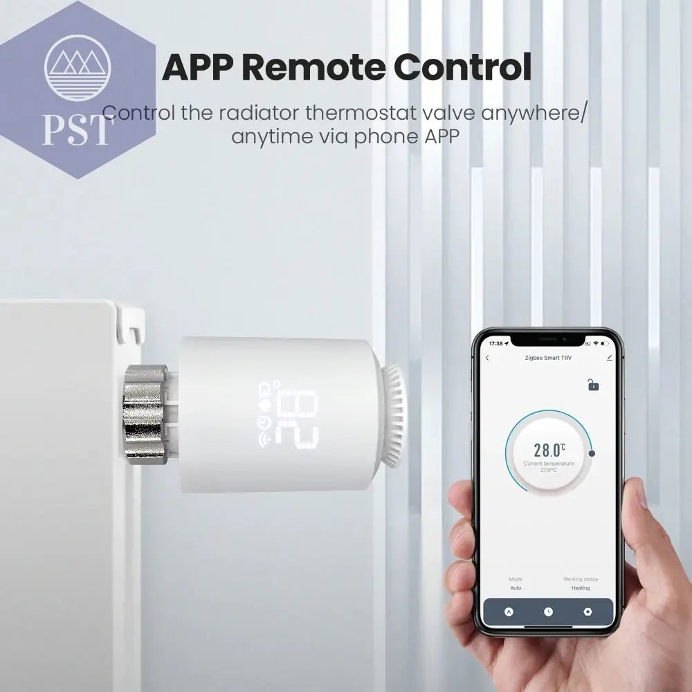Tuya Smart Zigbee 3,0 TRV Heizkörper Stellventil Thermostatventil Temperatur Controller Unterstützung Alexa Google Hause PST PS Tradings  Tuya Smart Zigbee 3,0 TRV Heizkörper Stellventil Thermostatventil Temperatur Controller Unterstützung Alexa Google Hause