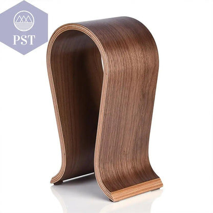 U-Shaped Wooden Headphones Stand       PST PS Tradings