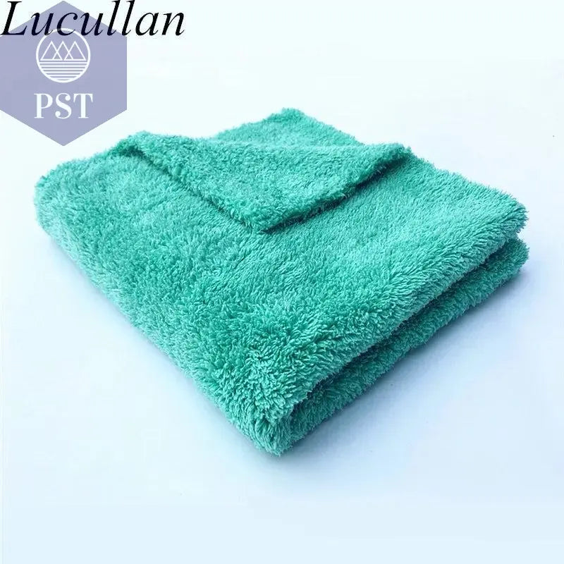 Ultra Thick-580GSM Edgeless Microfiber Cloth 16"X16" No Edge Premium Detailing Towel For Polishing,Buffing,Finishes,Car Wash - PST PS Tradings