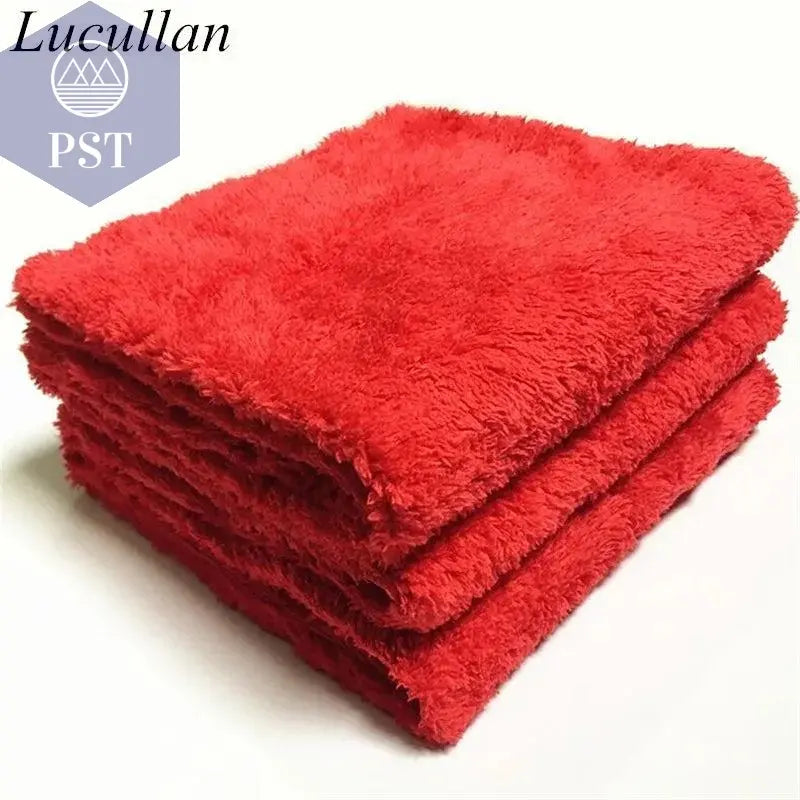 Ultra Thick-580GSM Edgeless Microfiber Cloth 16"X16" No Edge Premium Detailing Towel For Polishing,Buffing,Finishes,Car Wash - PST PS Tradings