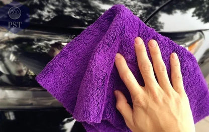Ultra Thick-580GSM Edgeless Microfiber Cloth 16"X16" No Edge Premium Detailing Towel For Polishing,Buffing,Finishes,Car Wash - PST PS Tradings