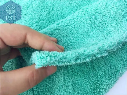 Ultra Thick-580GSM Edgeless Microfiber Cloth 16"X16" No Edge Premium Detailing Towel For Polishing,Buffing,Finishes,Car Wash - PST PS Tradings