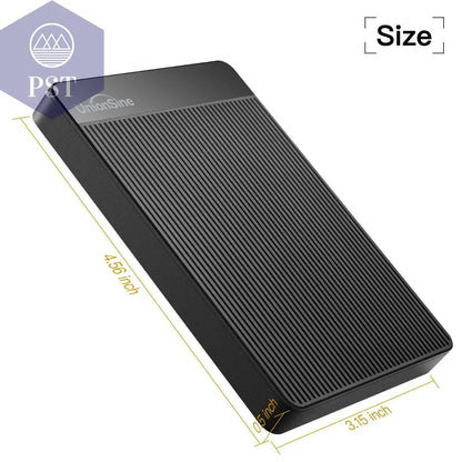 UnionSine HDD 2.5'' Portable External Hard Drive 2tb/1tb/500gb/750gb USB3.0 Storage Compatible for PC,Mac,Desktop,MacBook,Xbox - PST PS Tradings